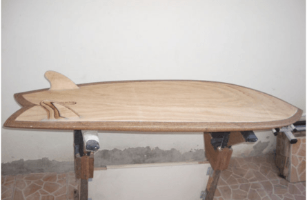 Prancha de surf de Madeira